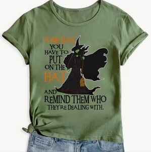 Green Witch Graphic T-Shirt